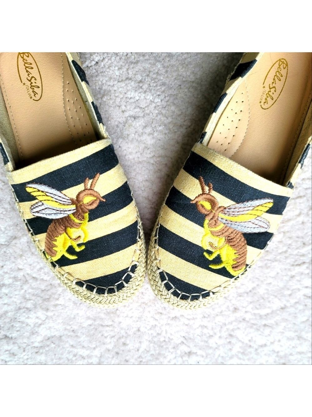 BellaSiba Italian Espadrilles Size 39
